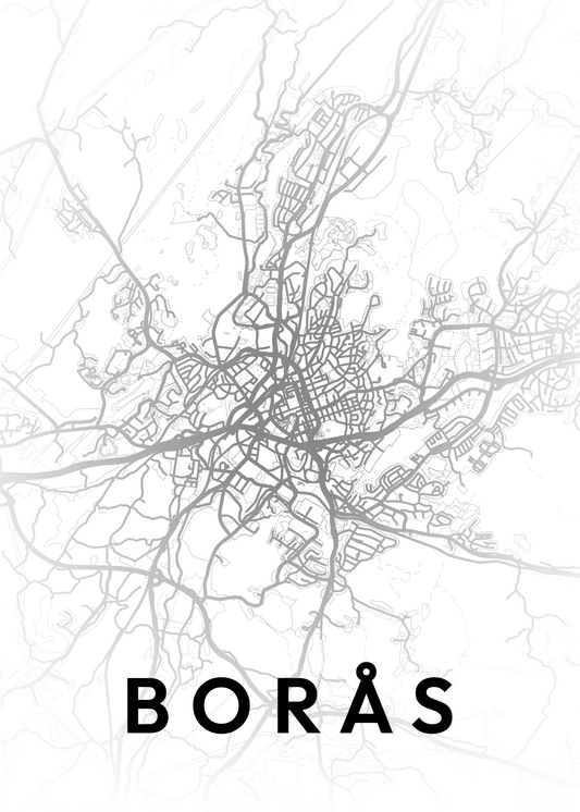 Kartposter Borås