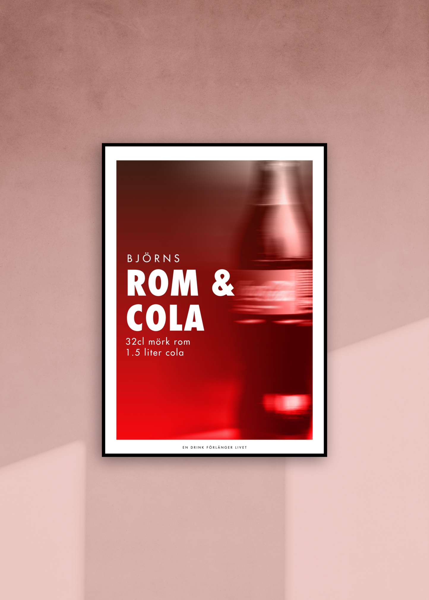 Drinkposter Rom & Cola