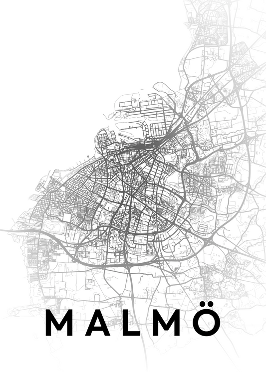 Kartposter Malmö