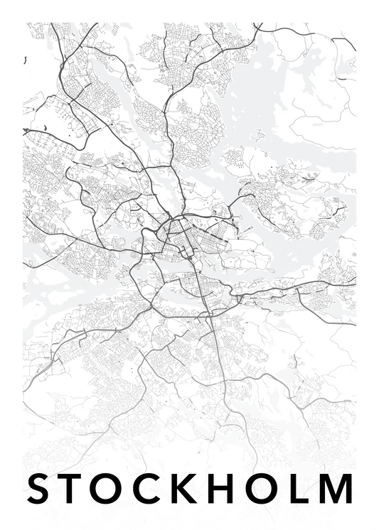 Kartposter Storstockholm